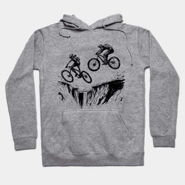 Bike Chase Hoodie by TheWanderingFools